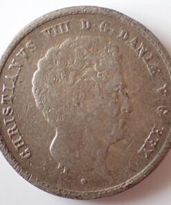 Alternative view of Denmark 1 Rigsbankskilling - Christian VIII 1842