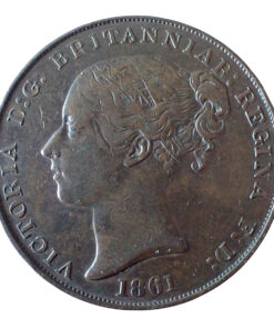 Alternative view of Jersey Victoria 1/13th Shilling 1861