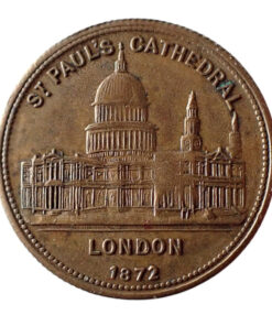 Great Britain Prince Edward St. Paul's Cathedral London 1872 Medal