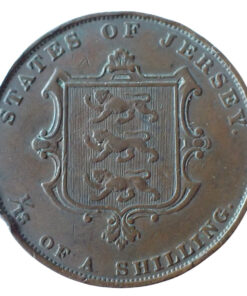 Alternative view of Jersey Victoria 1/13th Shilling 1858