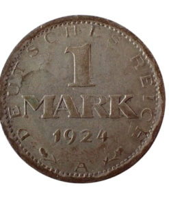 Alternative view of Germany Weimar Republic Mark 1924 A Berlin