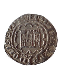 CRUSADERS County of Tripoli. Bohémond VII 1275-1287 Silver Demi Gros