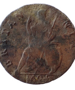 William and Mary Farthing 1694 No Stops on Reverse - Rare