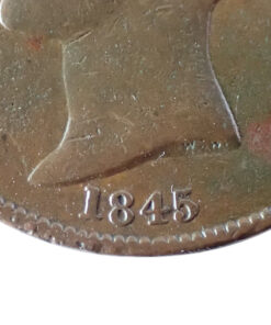 Victoria Halfpenny 1845 Rare