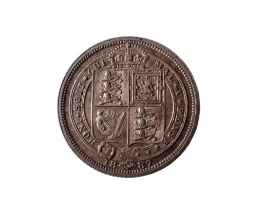 Victoria Sixpence 1887 Jubilee Head (Withdrawn Type) - Image 2