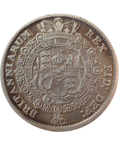 Alternative view of George III Halfcrown 1817