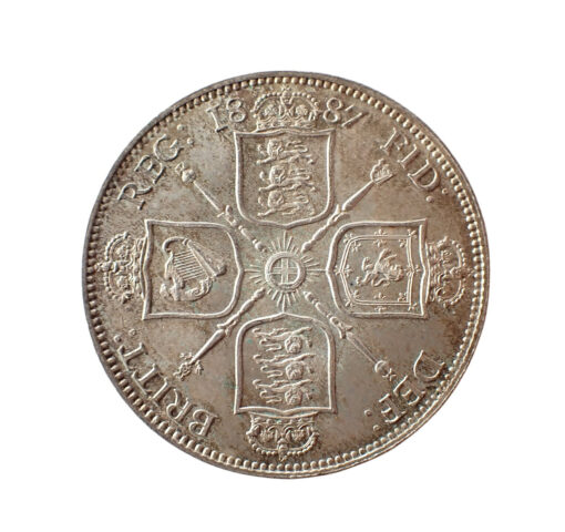 Victoria Florin 1887 Jubilee Head