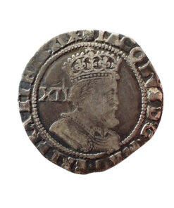 James I Shilling 3rd coinage 6th Large Bust 1619 - 25 mm Thistle