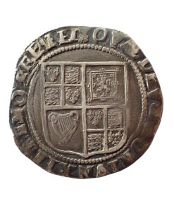 James I Shilling 3rd coinage 6th Large Bust 1619 - 25 mm Thistle - Image 2
