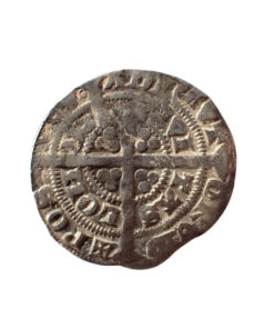 Alternative view of Edward III Halfgroat 4th Coinage Pre-treaty period Error