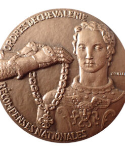 France Military Orders Bronze Medal by L. Muller