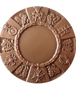 Alternative view of France Military Orders Bronze Medal by L. Muller