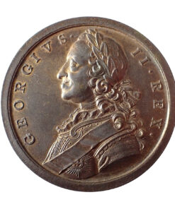 George II British Victories 1758 Bronze Medal