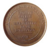France Charles X - Hommage to George Canning Bronze Medal 1827 by Galle