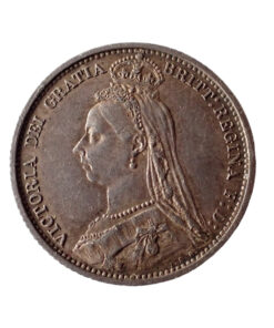 Victoria Sixpence 1887 Jubilee Head (Withdrawn Type)