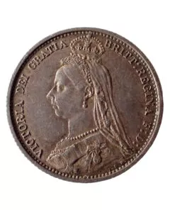 Victoria Sixpence 1887 Jubilee Head (Withdrawn Type)