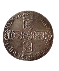 Alternative view of William III Sixpence 1697