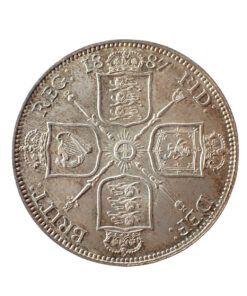 Alternative view of Victoria Florin 1887 Jubilee Head