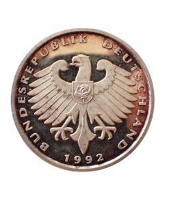 Alternative view of German Commemorative Silver Medal 25th anniversary of the death of Konrad Adenauer 1992