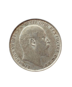 Alternative view of Edward VII Sixpence 1910