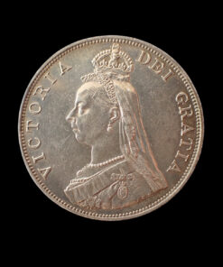 Victoria Double Florin 1887 Arabic 1 - Image 3