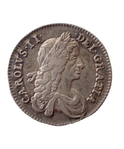 Alternative view of Charles II Shilling 1663 First Bust