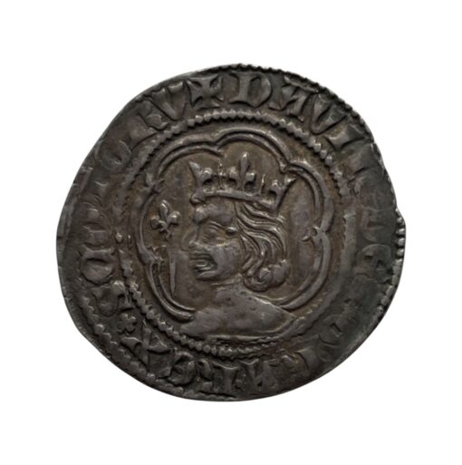 Scotland, David II, Second Coinage Halfgroat 1357 - 67 - Image 2