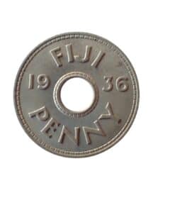 Alternative view of Edward VIII Fiji Penny 1936