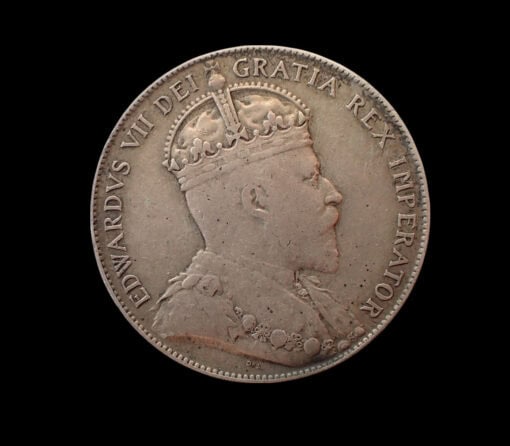 Newfoundland Edward VII Silver 50 Cents 1909 - Image 3
