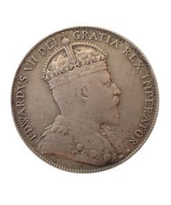 Newfoundland Edward VII Silver 50 Cents 1909 - Image 4