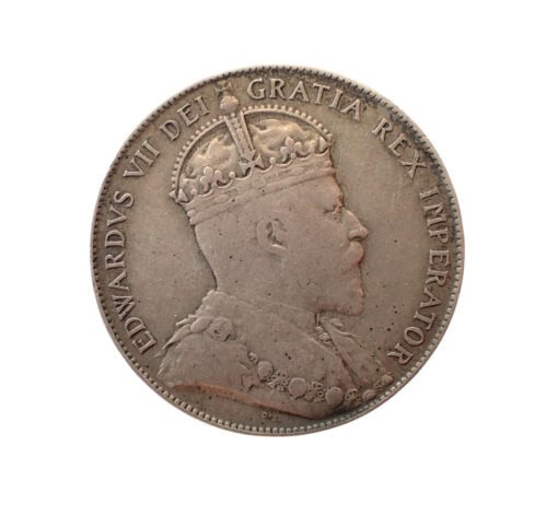Newfoundland Edward VII Silver 50 Cents 1909 - Image 4