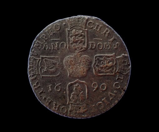 Ireland James II 'Gunmoney' Crown 1690 - Image 3