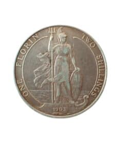 Alternative view of Edward VII Florin 1903