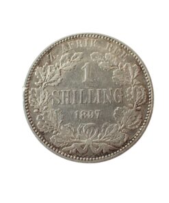 Alternative view of South Africa Kruger Shilling 1897