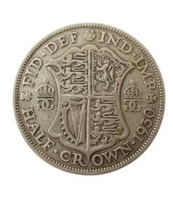Alternative view of George V Halfcrown 1930 Scarce