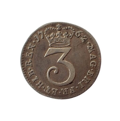 George III Maundy Threepence 1762 - Image 2