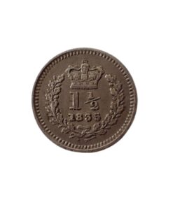 Alternative view of William IIII Three-Halfpence 1835 Colonial issue