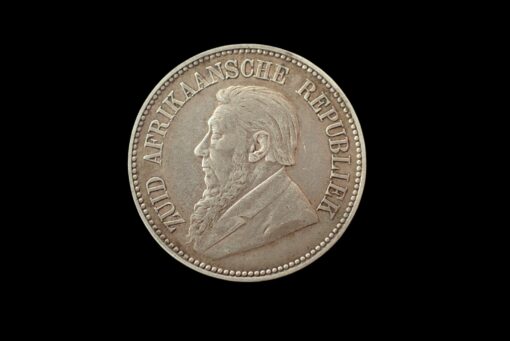 South Africa Two and a Half Shillings (Halfcrown) Kruger 1896 - Image 3