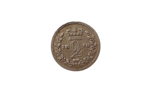 Victoria Maundy Twopence 1848 - Image 3