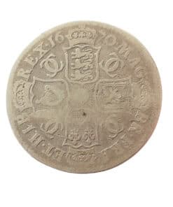 Charles II Halfcrown 1670 3rd bust - Image 4