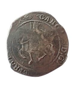 Alternative view of Charles I Halfcrown 1645 mm Eye