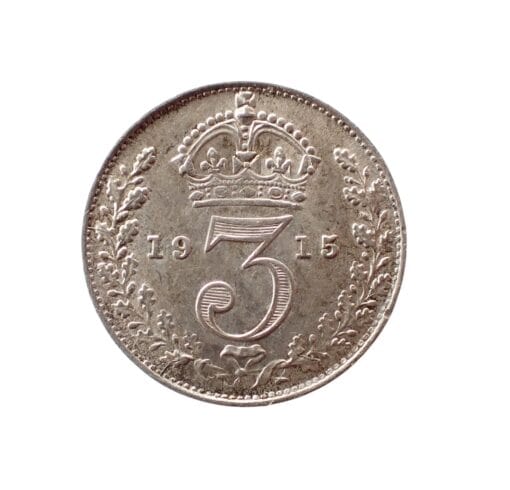 George V Threepence 1915 - Image 2