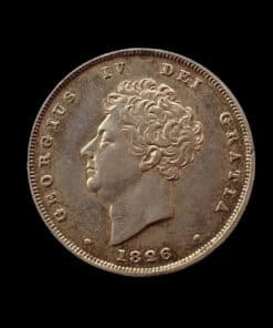 George IV 2nd portrait; 3rd reverse Shilling 1826