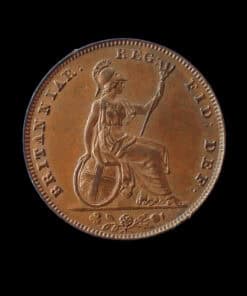Victoria Farthing 1853 1st Portrait