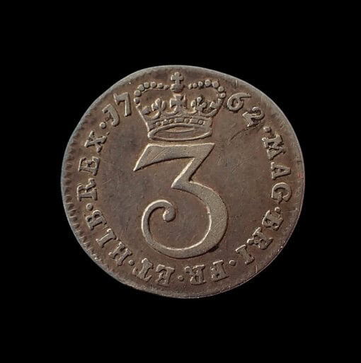 George III Maundy Threepence 1762