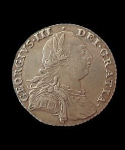 George III Shilling 1787 No Semée of Hearts