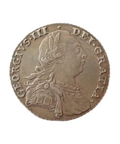 George III Shilling 1787 No Semée of Hearts