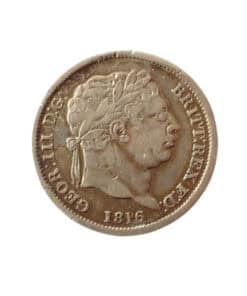 Alternative view of George III Shilling 1817
