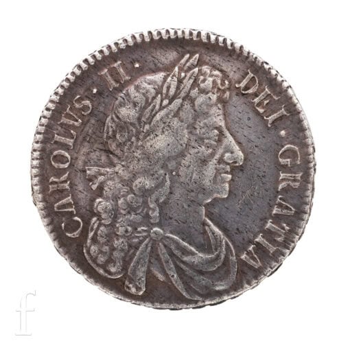 Charles II (1662-1685) Halfcrown 1679 forth bust Primo - Image 2
