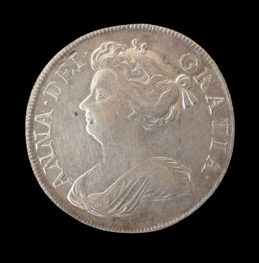 Anne Halfcrown 1713 DVODECIMO Post-Union